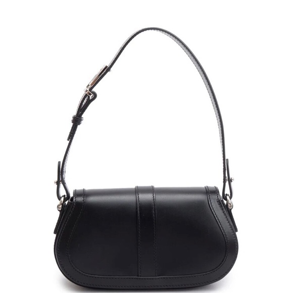 Authentic VERSACE Black Calf Leather Mini Greca Goddess Shoulder Bag - Picture 3 of 11